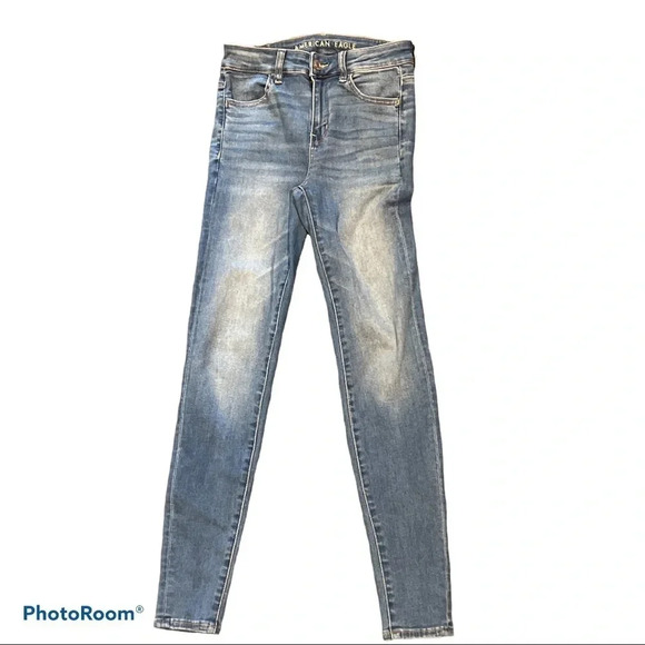 American eagle next level stretch high waisted skinny jeans  Sz 4 - Picture 12 of 12